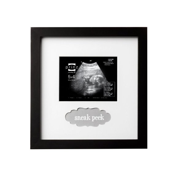 Prinz 5"x4" Watch Me Grow Sonogram Frame for Maternity, Newborn and Babies - Picture 2 of 3